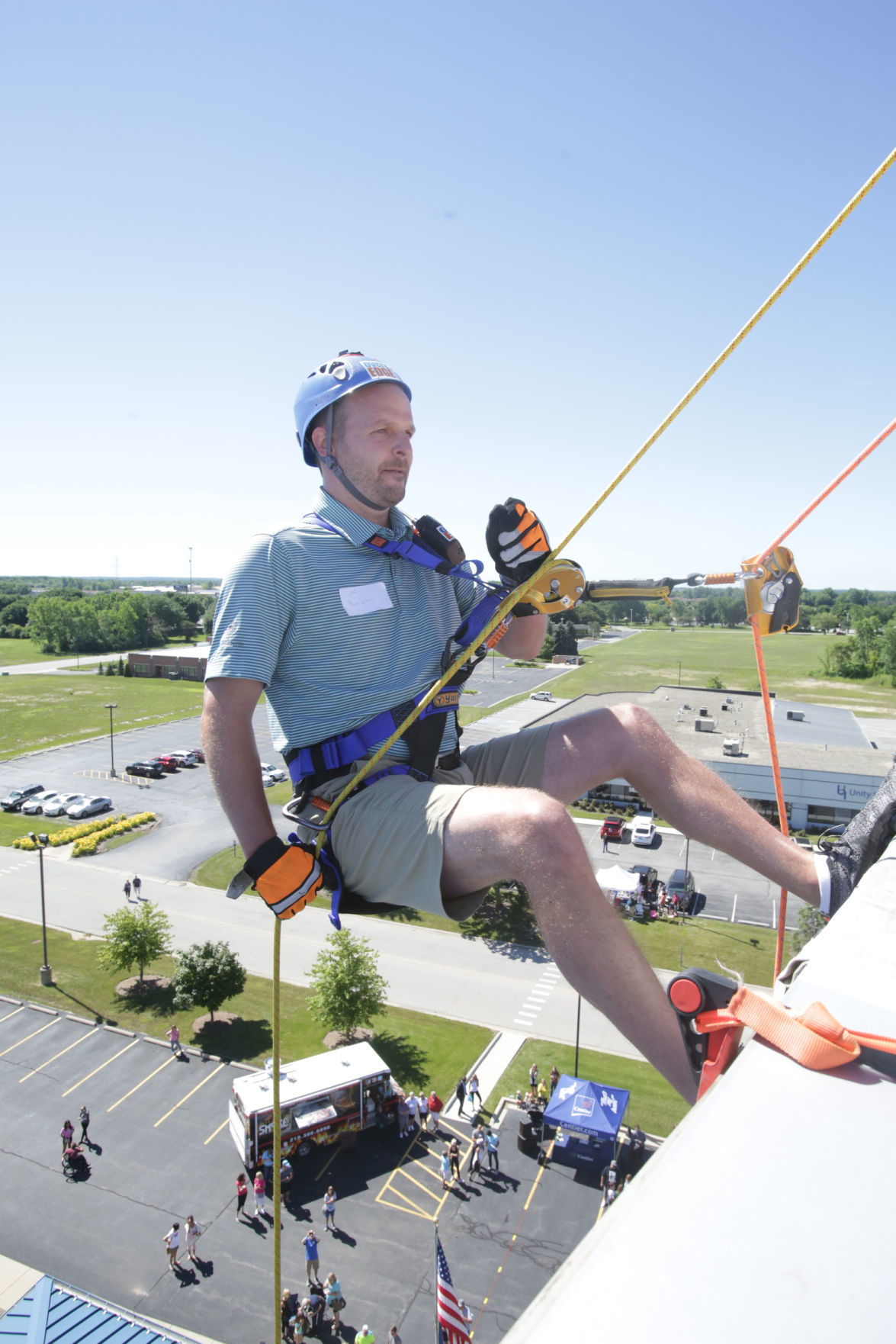Lake Area United Way Rappelling